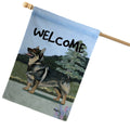 Swedish Valhund House Flag