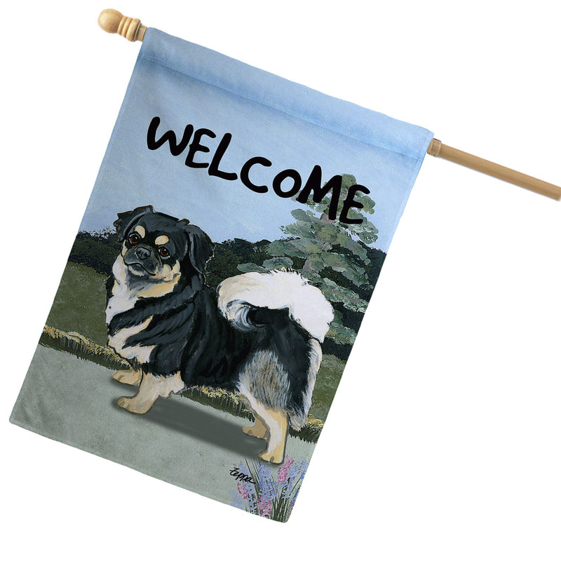 Tibetan Spaniel House Flag