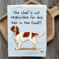 Irish Red & White Setter Dish Towel