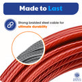 American Kennel Club AKC Heavy Duty Steel Tie-Out Cable for Dogs - 30ft
