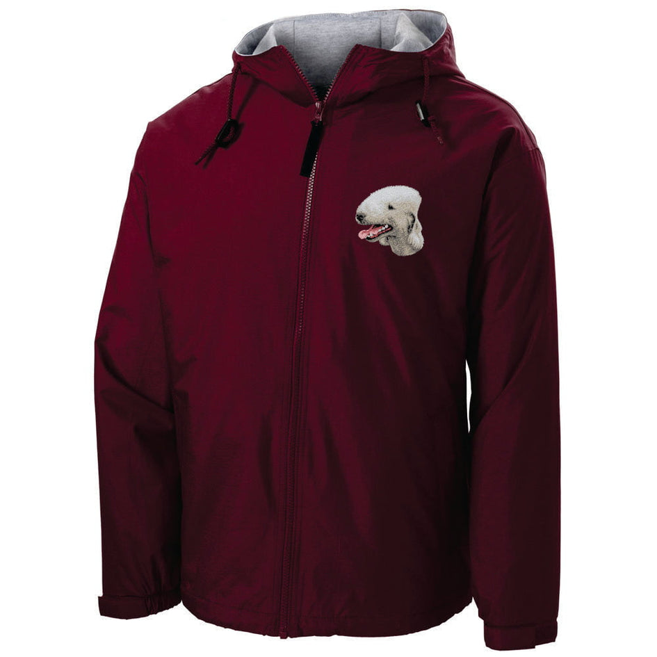 Bedlington Terrier Embroidered Hooded Jacket