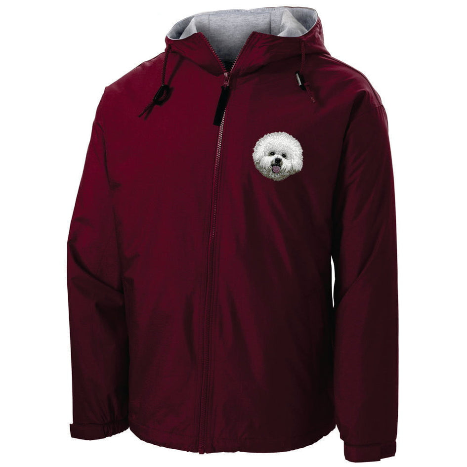 Bichon Frise Embroidered Hooded Jacket