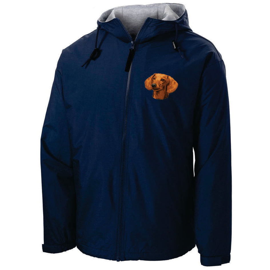 Dachshund Embroidered Hooded Jacket