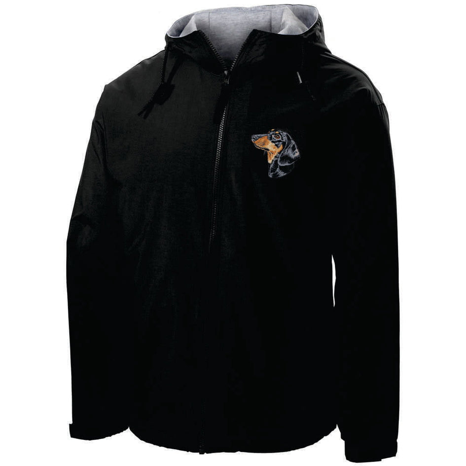 Dachshund Embroidered Hooded Jacket