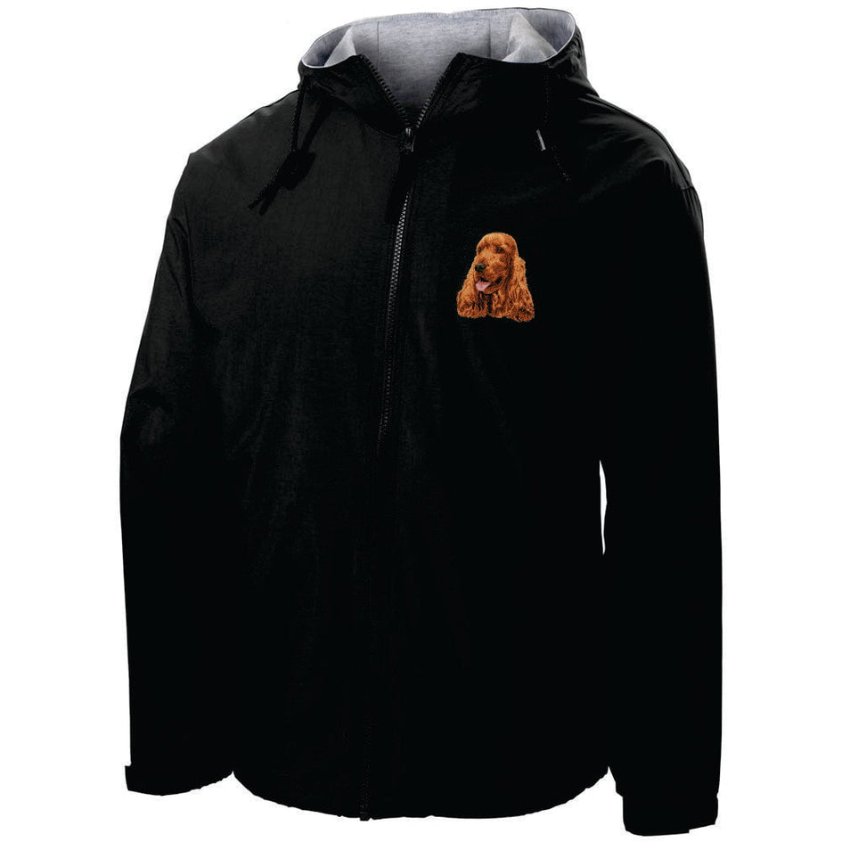 English Cocker Spaniel Embroidered Hooded Jacket