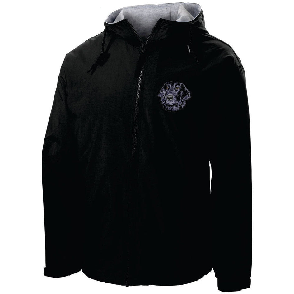 Flat-Coated Retriever Embroidered Hooded Jacket