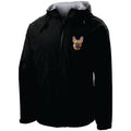 French Bulldog Embroidered Hooded Jacket