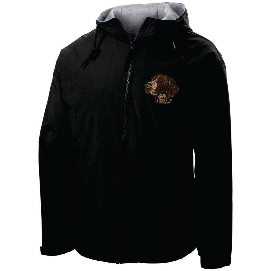 German Shorthaired Pointer Embroidered Hooded Jacket