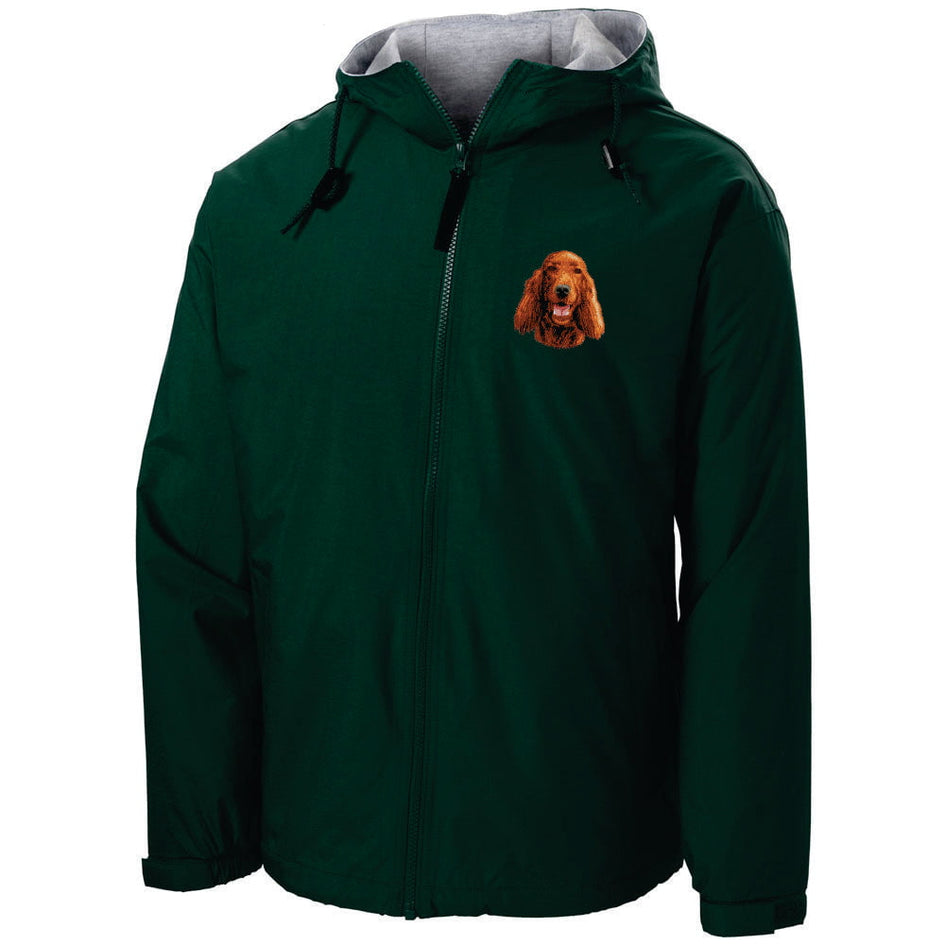 Irish Setter Embroidered Hooded Jacket