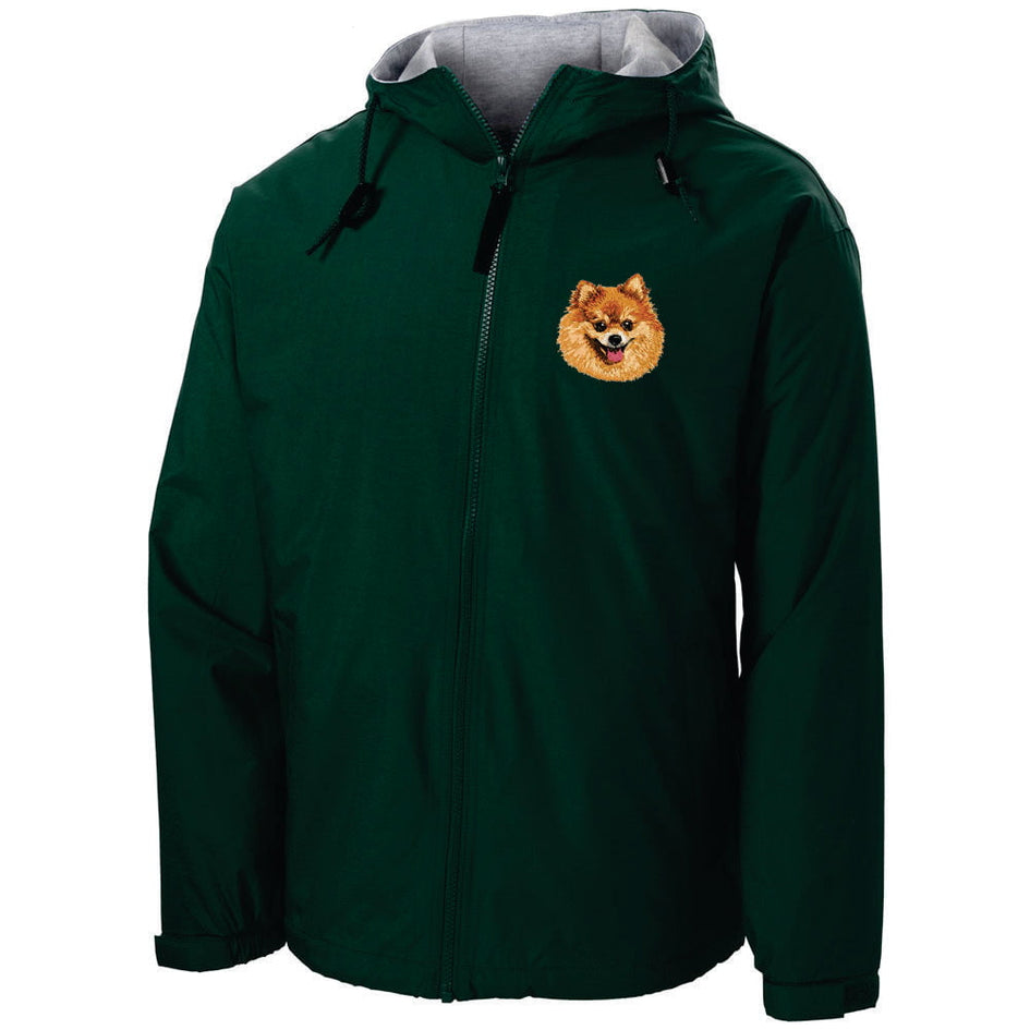 Pomeranian Embroidered Hooded Jacket