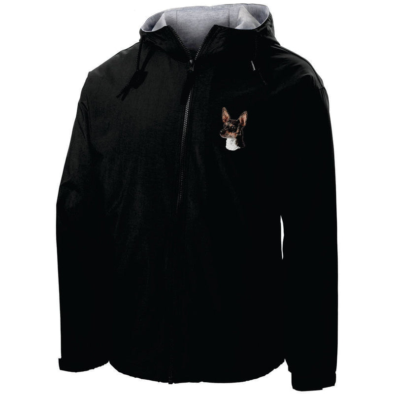 Rat Terrier Embroidered Hooded Jacket