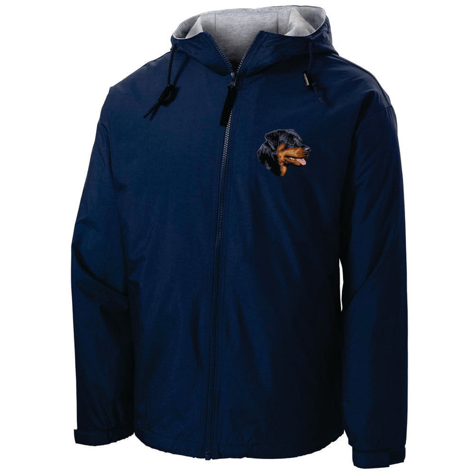 Rottweiler Embroidered Hooded Jacket