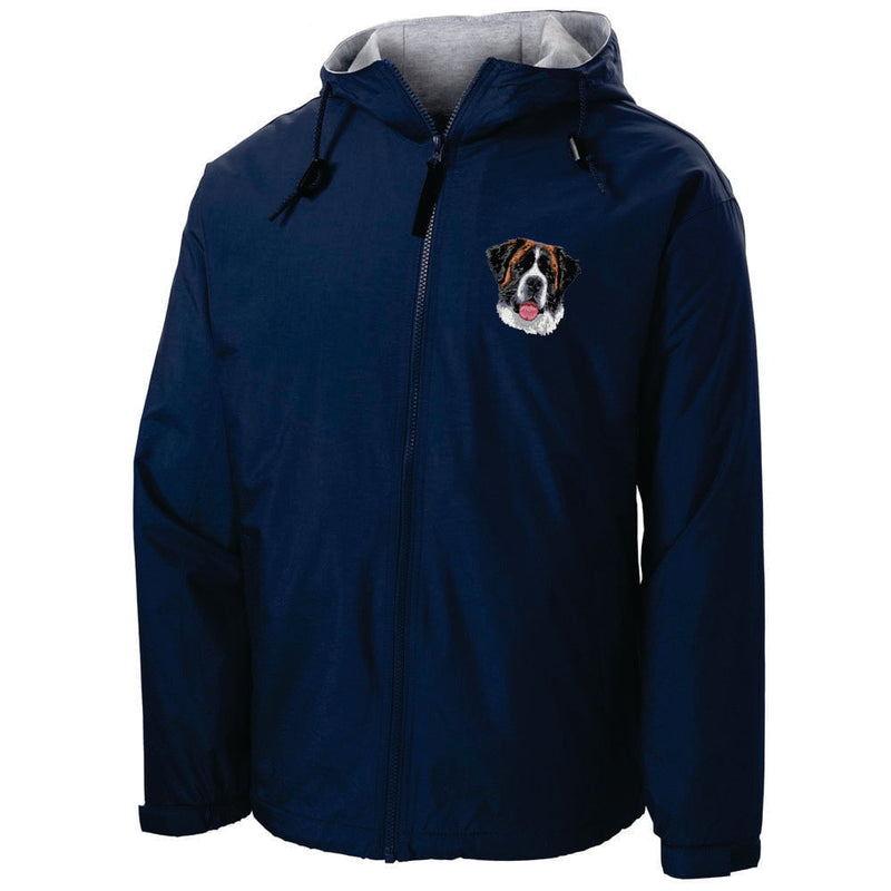 Saint Bernard Embroidered Hooded Jacket