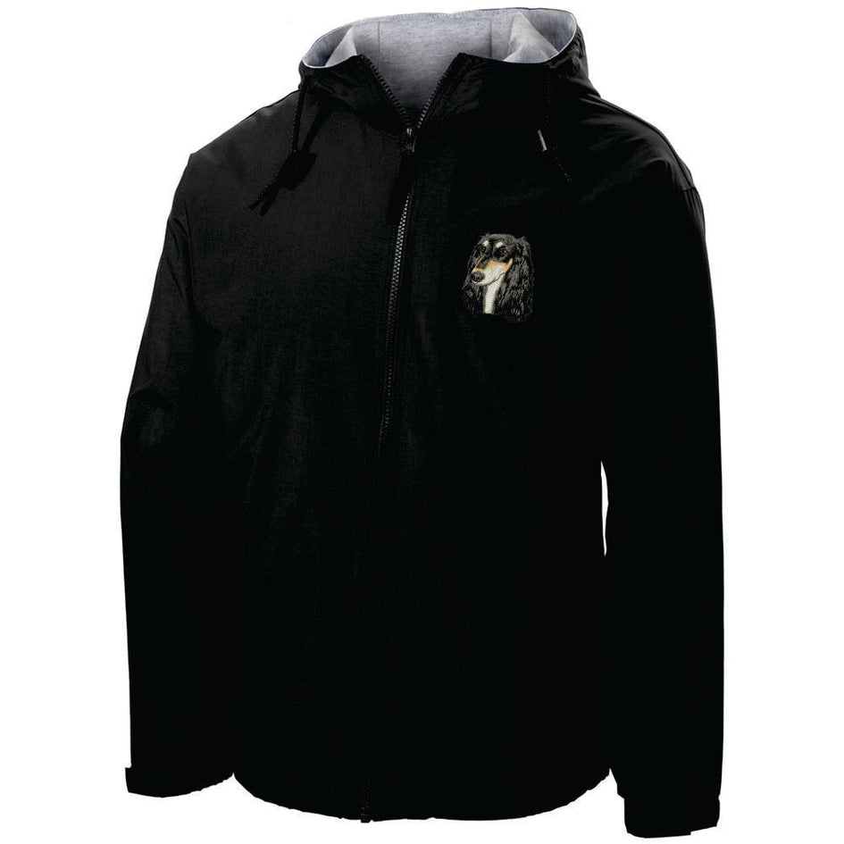 Saluki Embroidered Hooded Jacket