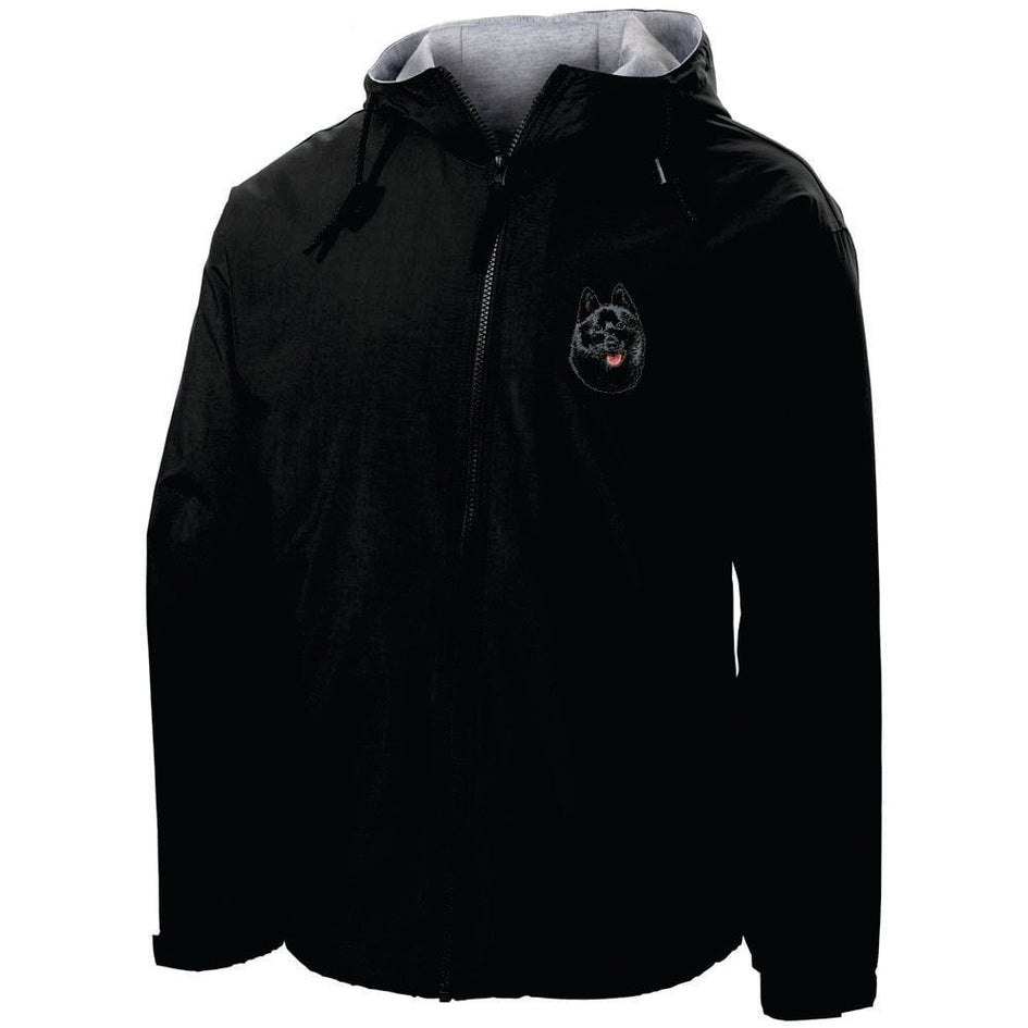 Schipperke Embroidered Hooded Jacket