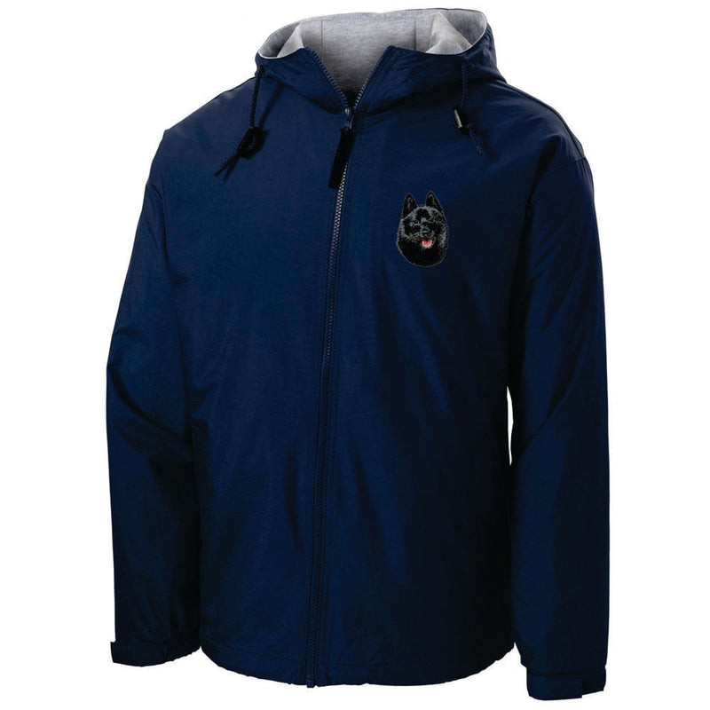 Schipperke Embroidered Hooded Jacket