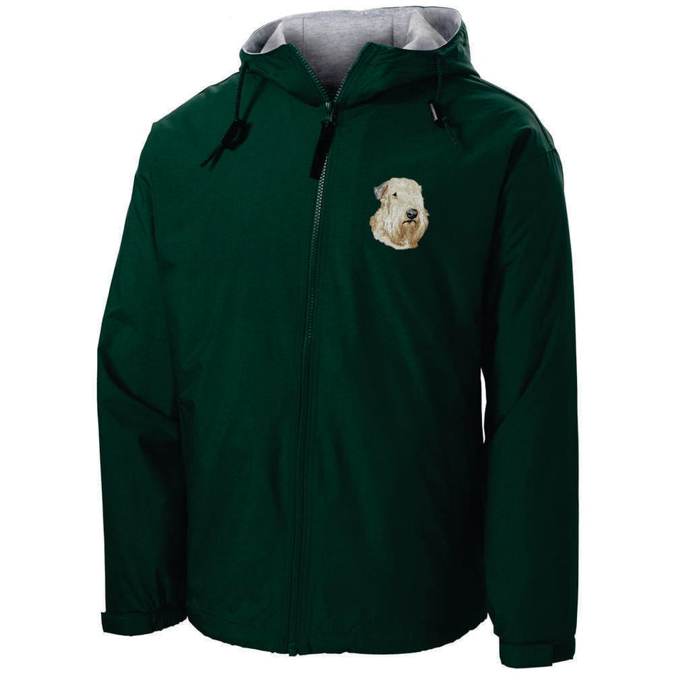 Soft Coated Wheaten Terrier Embroidered Hooded Jacket