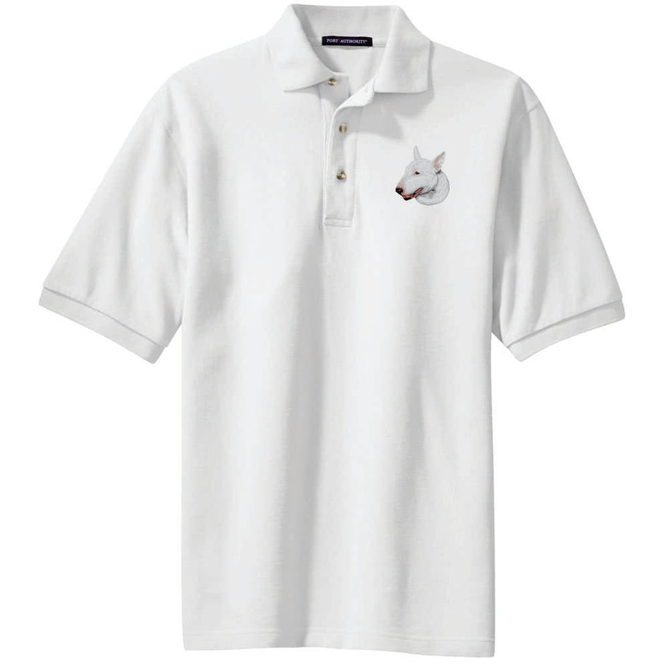Bull Terrier Embroidered Polo Shirt