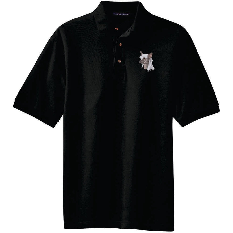 Chinese Crested Embroidered Polo Shirt