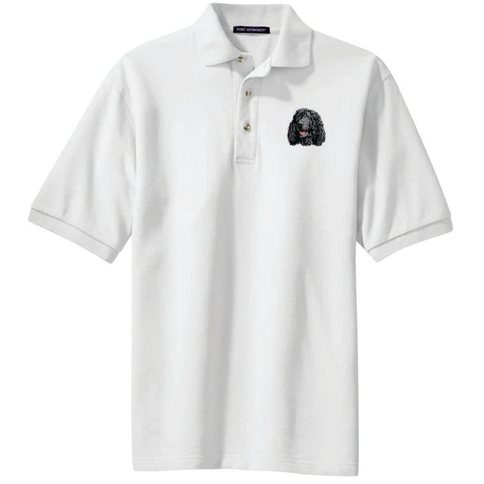 Irish Water Spaniel Embroidered Polo Shirt