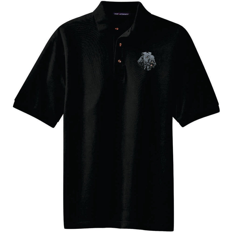 Kerry Blue Terrier Embroidered Polo Shirt
