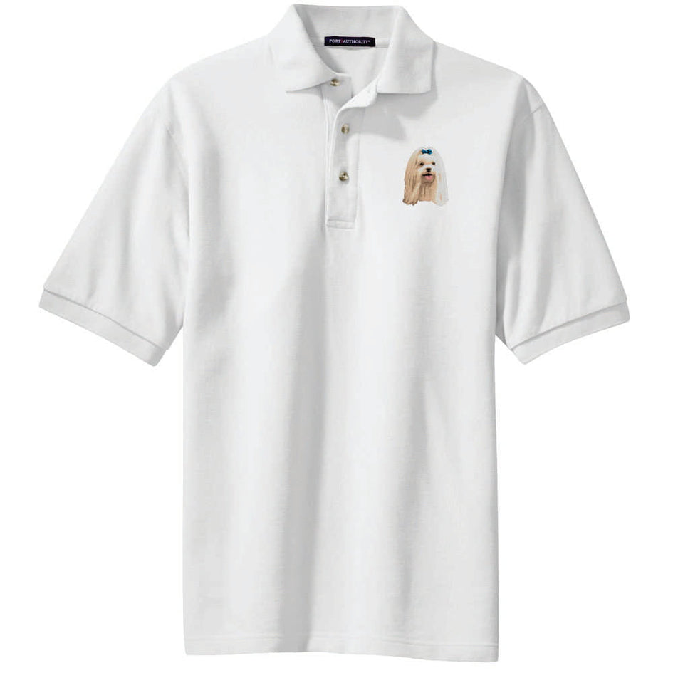 Maltese Embroidered Polo Shirt
