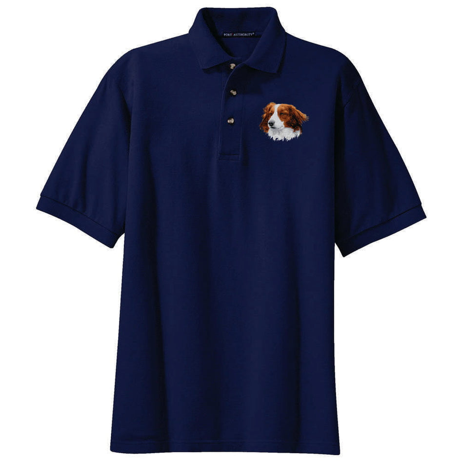Nederlandse Kooikerhondje Embroidered Polo Shirt