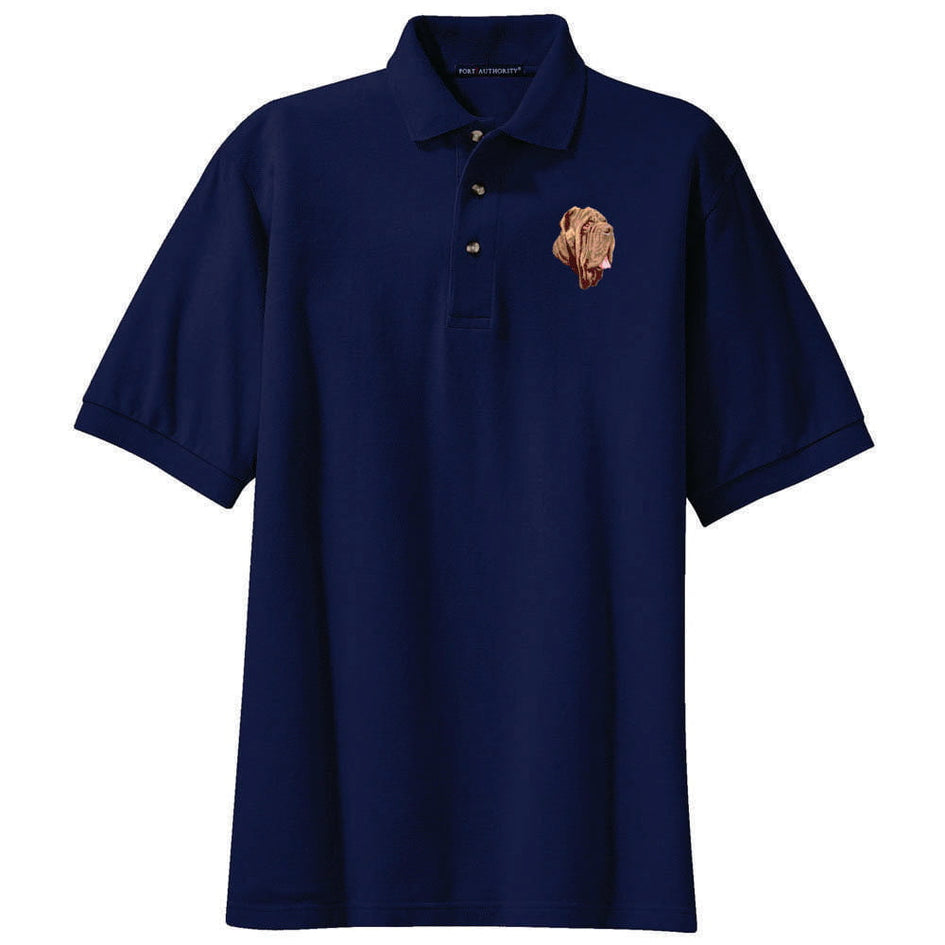 Neapolitan Mastiff Embroidered Polo Shirt