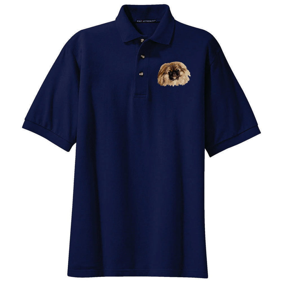 Pekingese Embroidered Polo Shirt