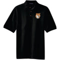 Shiba Inu Embroidered Polo Shirt