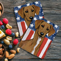 Azawakh Americana Kitchen Towel Set