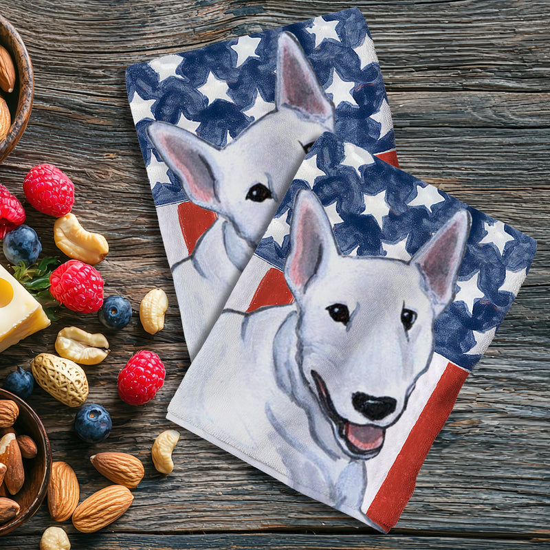 Bull Terrier Americana Kitchen Towel Set