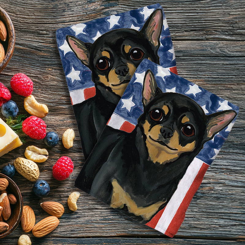 Chihuahua Americana Kitchen Towel Set