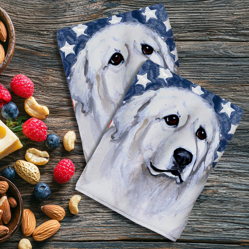 Great Pyrenees Americana Kitchen Towel Set