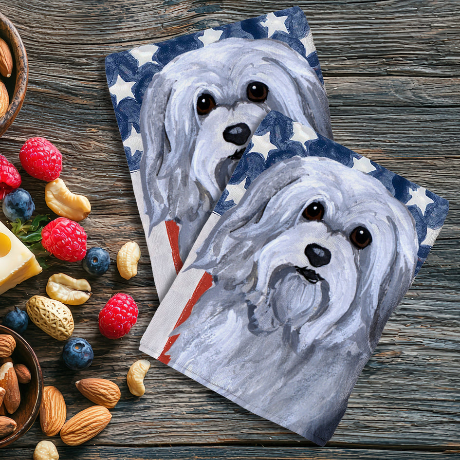Havanese Americana Kitchen Towel Set