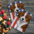 Nederlandse Kooikerhondje Americana Kitchen Towel Set