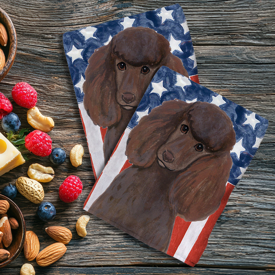 Poodle Americana Kitchen Towel Set