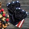 Pug Americana Kitchen Towel Set