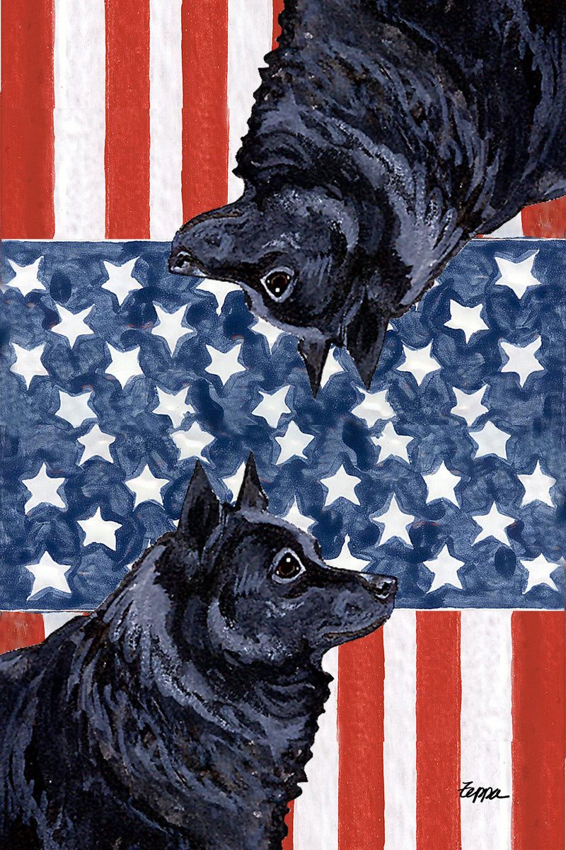 Schipperke Americana Kitchen Towel Set