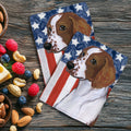 Welsh Springer Spaniel Americana Kitchen Towel Set
