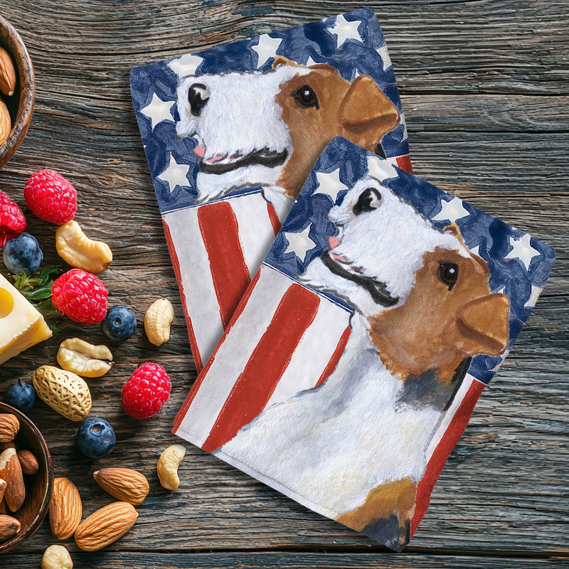 Wire Fox Terrier Americana Kitchen Towel Set