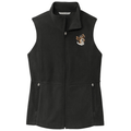 Biewer Terrier Embroidered Women's Fleece Vest