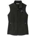 German Shepherd Dog Embroidered Women's Fleece Vest