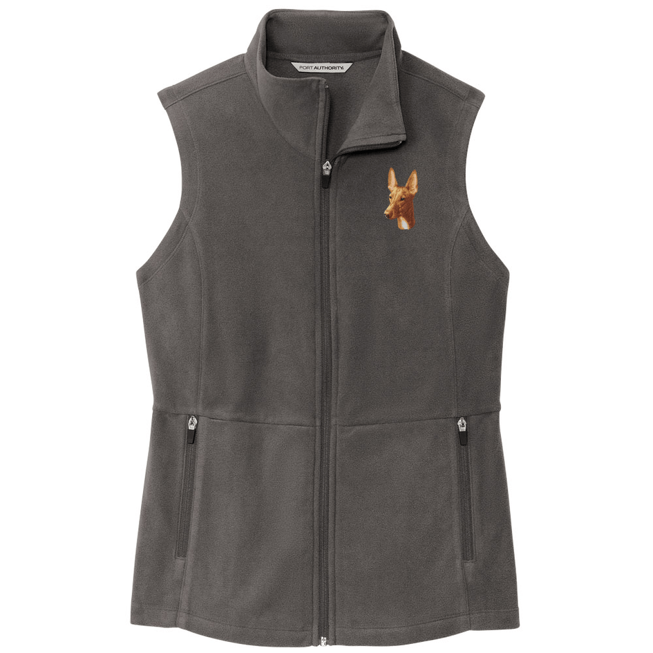 Pharaoh Hound Embroidered Women's Fleece Vest