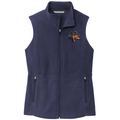 Rottweiler Embroidered Women's Fleece Vest