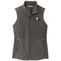 Saluki Embroidered Women's Fleece Vest