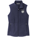 Siberian Husky Embroidered Women's Fleece Vest