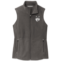 Siberian Husky Embroidered Women's Fleece Vest