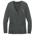 Briard Embroidered Button-Up Cardigan Sweater