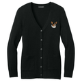Cardigan Welsh Corgi Embroidered Button-Up Cardigan Sweater